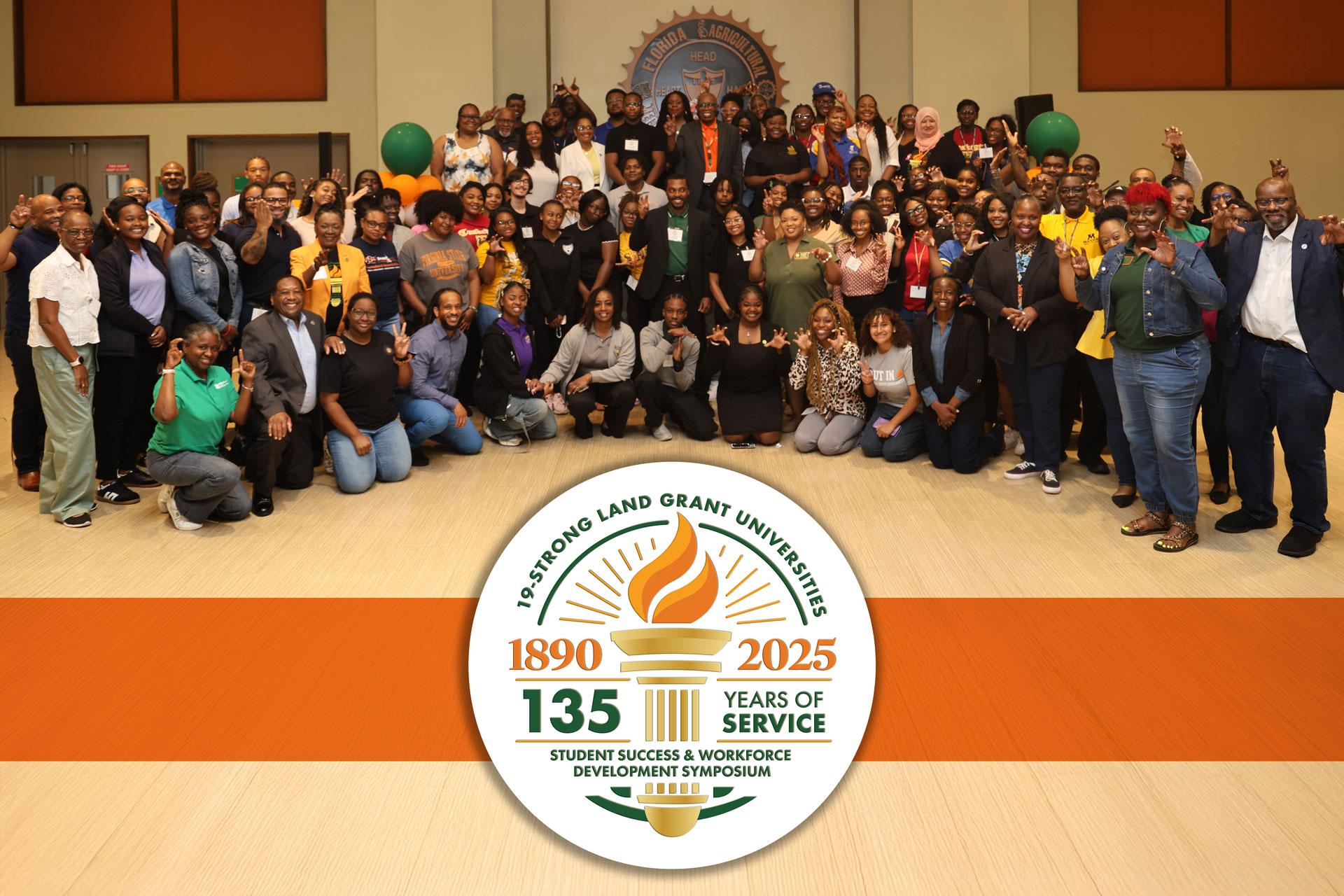 SSWD group photo with logo